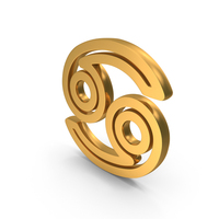 Gold Yin Yang Outline Icon PNG & PSD Images