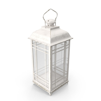 Candle Lantern Large Cream PNG & PSD Images
