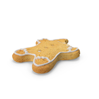 Gingerbread Man Cookie Bitten PNG & PSD Images