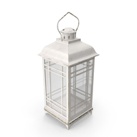 Candle Lantern Small Cream PNG & PSD Images