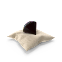 Black Diamond Gem On A Pillow PNG & PSD Images