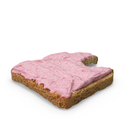 Toast with Roe Spread 01 Bitten PNG & PSD Images