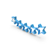 Blue 1 Star Rating Symbol PNG & PSD Images