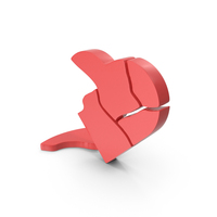 Broken Heart Multi Fall Piece PNG & PSD Images