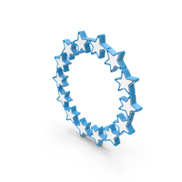 Multi Star Circular Design Frame PNG & PSD Images