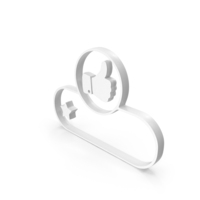 White Thumbs Up One Star Rating Symbol PNG & PSD Images