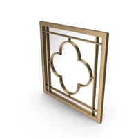 Square Wall Accent Mirror PNG & PSD Images