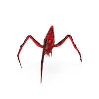 Spider Monster Red PNG & PSD Images
