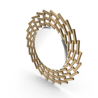 Sunburst Wall Mirror PNG & PSD Images