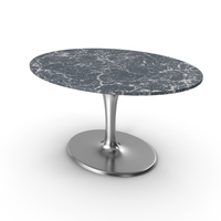 Table Oval Blue Marble PNG & PSD Images