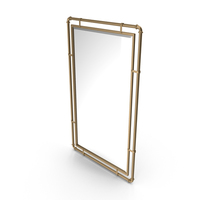 Industrial Metal Wall Mirror PNG & PSD Images