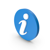Round Blue Info Icon PNG & PSD Images