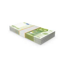 Bundle Of 100 Euro Bank Notes PNG & PSD Images