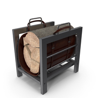 Firewood Log Rack Brown PNG & PSD Images