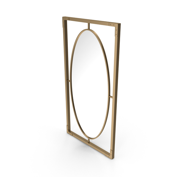 Rectangular Accent Mirror PNG & PSD Images