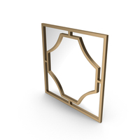 Framed Accent Mirror PNG & PSD Images