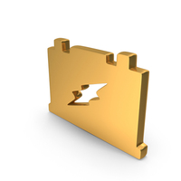 Battery Car Accumulator Electric Icon Gold PNG & PSD Images