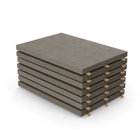 Concrete Panels On Wood Planks PNG & PSD Images