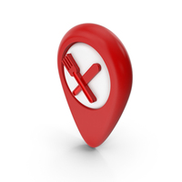 Restaurant GPS Navigation Pin Symbol PNG & PSD Images