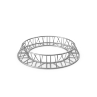 Triangular Circular Truss PNG & PSD Images