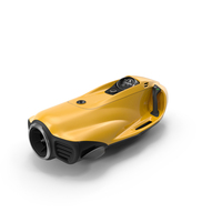 Handheld Underwater Scooter Orange PNG & PSD Images