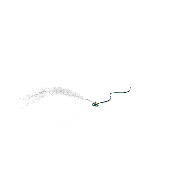 Impact Lawn Sprinkler With Water Spray PNG & PSD Images