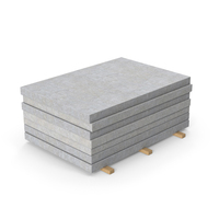 Concrete Panels On Wood Planks PNG & PSD Images