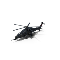 Black T129 ATAK Helicopter PNG & PSD Images
