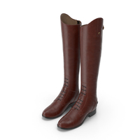 Horse Riding Boots Brown PNG & PSD Images