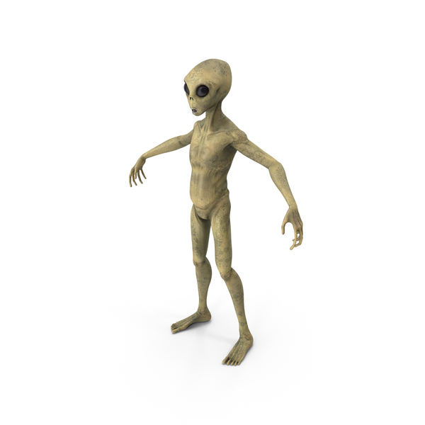 Humanoid Alien Creature PNG & PSD Images