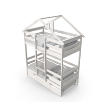 White Bunk Bed PNG & PSD Images