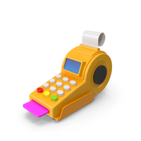 Cartoon Pos Machine PNG & PSD Images