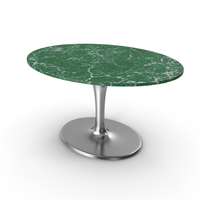 Table Oval Green Marble PNG & PSD Images