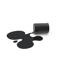 Oil Barrel Spill PNG & PSD Images