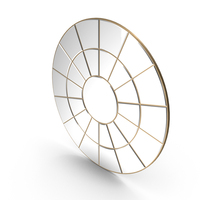 Round Decorative Wall Mirror PNG & PSD Images