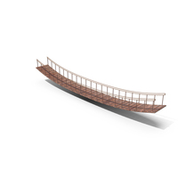 Rope & Wood Plank Suspension Bridge PNG & PSD Images