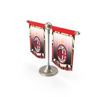AC MILAN Desk Flag PNG & PSD Images