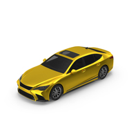 Sport Sedan Yellow PNG & PSD Images