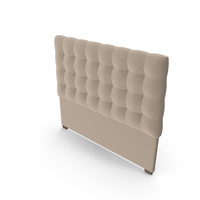 Avery Button Tufted Headboard PNG & PSD Images