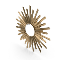 Bembury Sunburst Mirror PNG & PSD Images