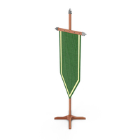 Banner Cone Green PNG & PSD Images