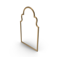 Fifi Contemporary Arch Wall Mirror PNG & PSD Images