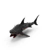 Black Mutant Shark Monster PNG & PSD Images
