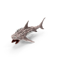 Mutant Shark Monster Pose White PNG & PSD Images