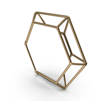 Hexagonal Wall Mirror PNG & PSD Images