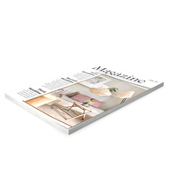 Interior Magazine Mockup PNG & PSD Images