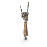 Steampunk Robot Hand Pose PNG & PSD Images