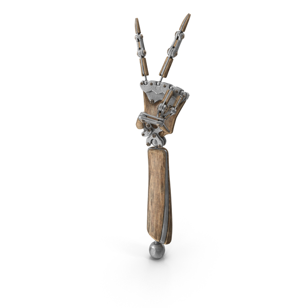 Steampunk Robot Hand Pose PNG & PSD Images