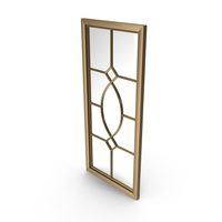 Mercersburg Window Wall Accent Mirror PNG & PSD Images