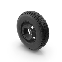 Truck Wheel Single Black PNG & PSD Images